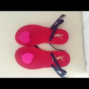 YSL flip flops